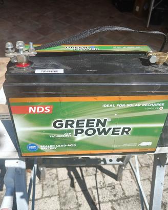 BATTERIA AGM GREEN POWER NDS 100AH