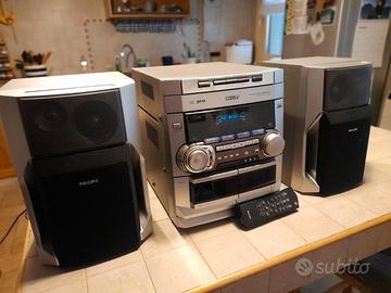 Impianto stereo HIFI Philips con diffusori