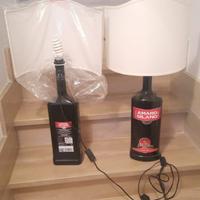 Lampada artigianale con bottiglia Amaro Silano