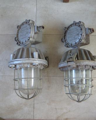 FARO LAMPADA INDUSTRIALE ILLUMINAZIONE VINTAGE