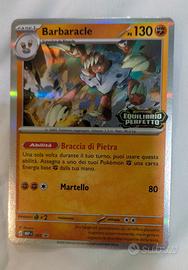 Carta Pokemon Barbarcle e una extra