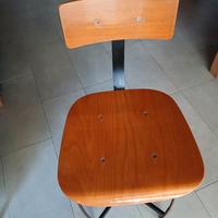 Sedia Architetto anni 70 regolabile e girevole