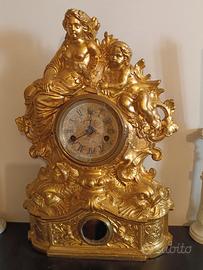 orologio antico da camino