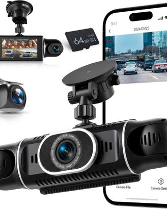 VECHTEL Dashcam per auto con WiFi