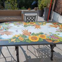 Tavolo in pietra lavica