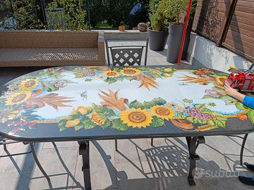 Tavolo in pietra lavica