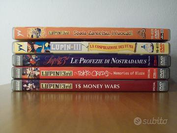 Lupin DVD vari