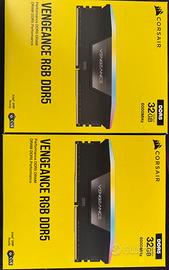 RAM Corsair Vengeance RGB DDR5 6000MHz(2 kit 2x16)