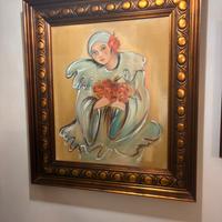 Dipinto originale di Angelo Di Santo – “L’Amica”