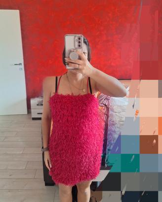 vestitino rosa peloso 