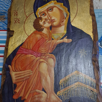 Madonna dipinta su legno