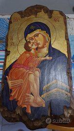 Madonna dipinta su legno