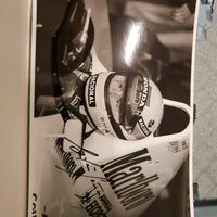 Ayrton Senna signed photo and Coa