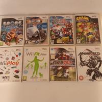 8 giochi Nintendo Wii 