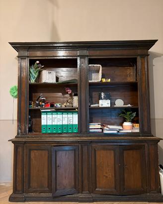 Libreria credenza legno