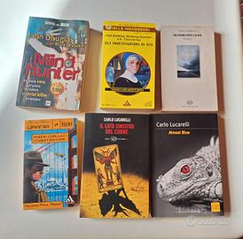 Lotto 6 Libri Noir Thriller Fantascienza