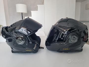 COPPIA CASCHI LS2 ADVANT X CARBON Matt Opaco 