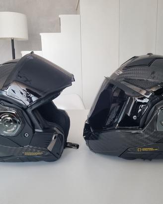 COPPIA CASCHI LS2 ADVANT X CARBON Matt Opaco 