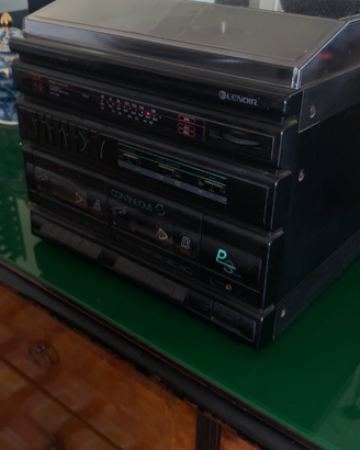 Multistazione radio, cassette e giradischi Lenoir
