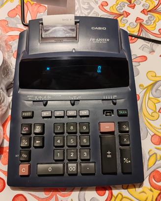 Calcolatrice rotolo stampante casio