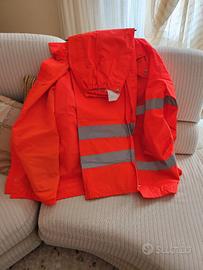 Antipioggia compresi pantaloni ad Alta Visibilita