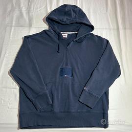 Tommy Jeans Felpa Blu Navy con Cappuccio XL