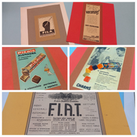 Fogli pubblicità originali da riviste anni 20 - 70