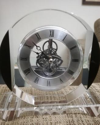 Orologio da tavolo in cristallo