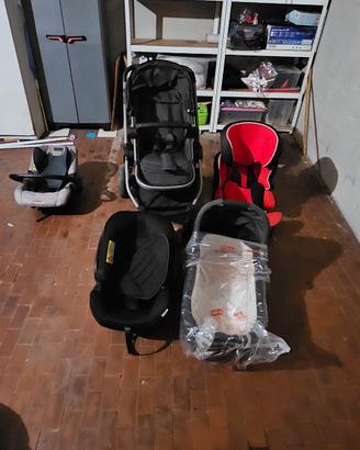 trio chicco più seggiolino auto
