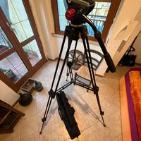 Cavalletto video con testa fluida