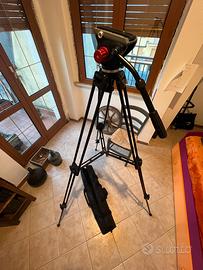 Cavalletto video con testa fluida