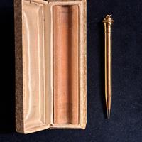 Portamine wahl vintage placcato oro