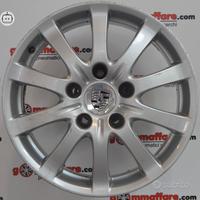 4 cerchi lega porsche cayenne r17 lt1376