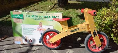 Bicicletta in Legno Ruota Libera senza Pedali