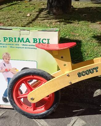 Bicicletta in Legno Ruota Libera senza Pedali