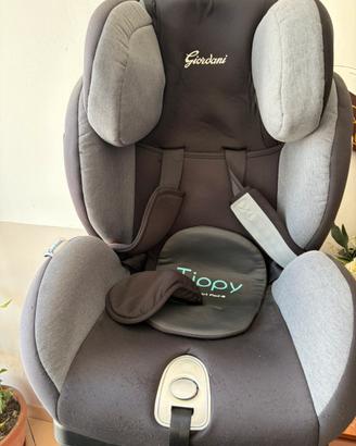 Seggiolino auto Giordani + cuscino antiabbandono