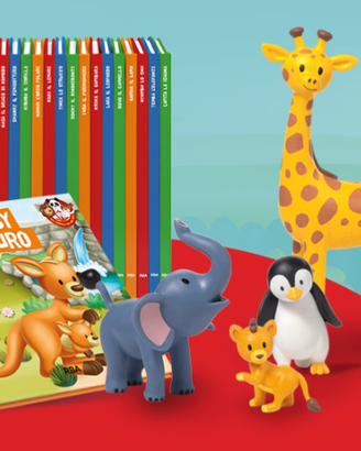 Collezione COMPLETA Gli animali dello zoo