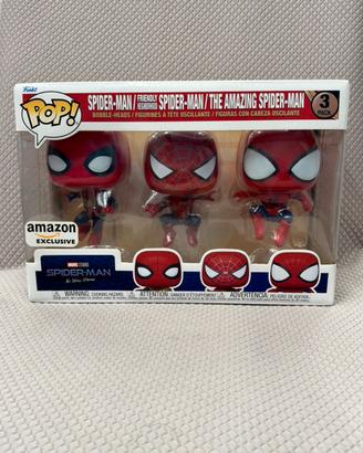Funko pop spider-man 3 pack marvel studios amazon
