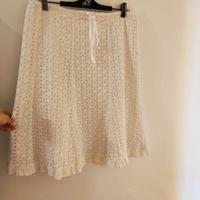 Gonna longuette in sangallo