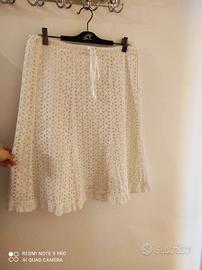 Gonna longuette in sangallo