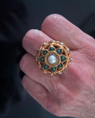 Anello in ottone artigianale