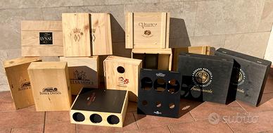 Scatole in legno per vini