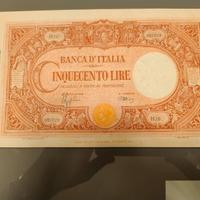 500 LIRE BARBETTI RSI 08/10/1943 BELLA