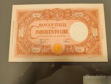 500 LIRE BARBETTI RSI 08/10/1943 BELLA