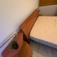 Letto matrimoniale rete + materasso + mobili