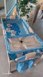 Lettino campeggio Fantastc + materasso e accessori