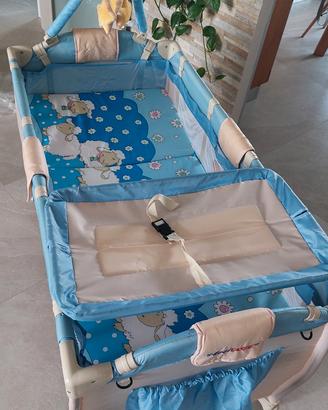 Lettino campeggio Fantastc + materasso e accessori