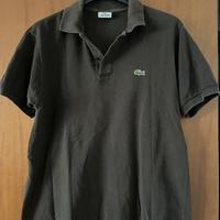 Polo Lacoste in cotone tg 3 colore marrone