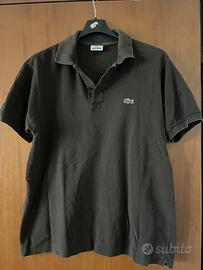 Polo Lacoste in cotone tg 3 colore marrone