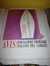 manifesto poster pubblicitario avis illustr.Romoli